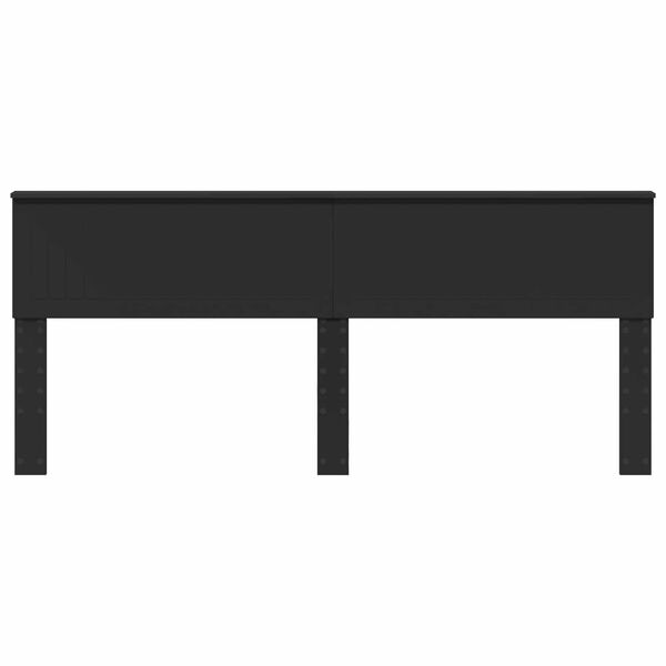 vidaXL Galvgalis Melns ozolkoks 200 cm Inženierijas koks