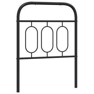 vidaXL rezerves galvgalis, metāls, melns, 75 cm
