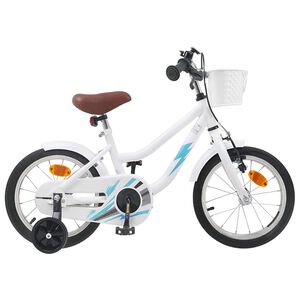 vidaXL Bērnu Velosipēds 12 Collas no 2-4 gadiem Balts
