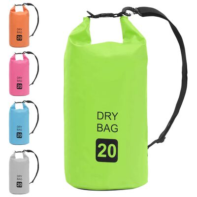 vidaXL ūdens soma, zaļa, 20 L, PVC