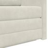 vidaXL Dīvāngulta 110cm Krēmkrāsa Samts