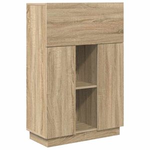 vidaXL Galds Sonoma ozols 71.5 x 31.5 x 106.5 cm Inženierijas koks