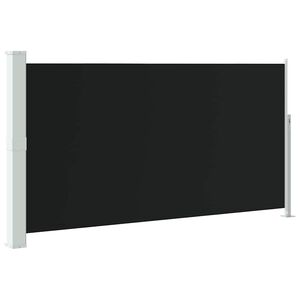 vidaXL izvelkama terases sānu markīze, 160x300 cm, melna
