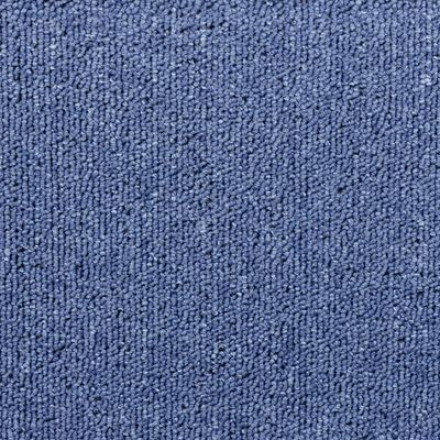 vidaXL kāpņu paklāji, 15 gab., zili, 65x24x4 cm
