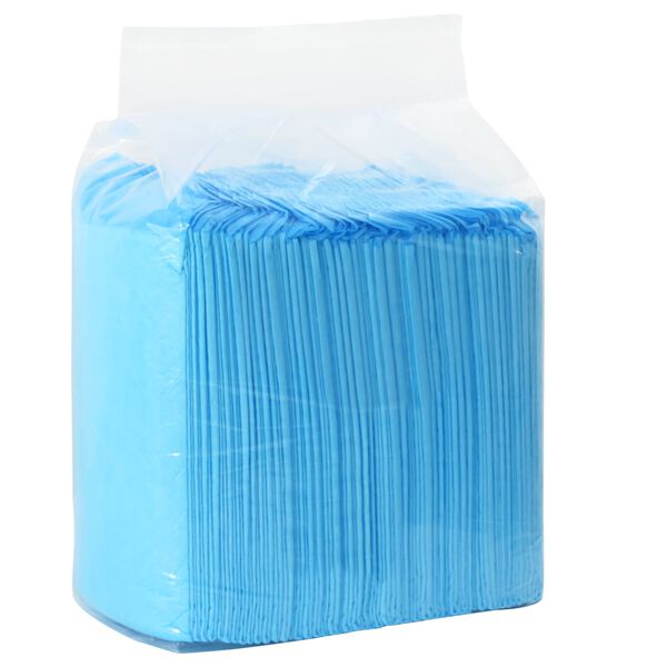 vidaXL Dzīvnieku apmācības paklājs 100 pcs Zila un balta 120 x 80 cm
