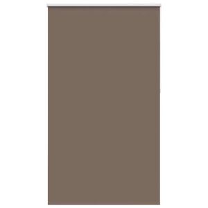 vidaXL rullo žalūzijas, aptum&scaron;ojo&scaron;as, kafijas krāsas, 125x210 cm, audums, platums 121,6 cm, poliesters