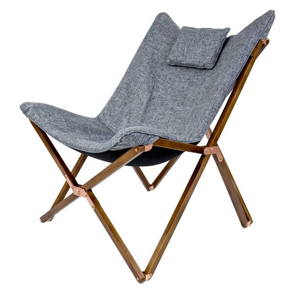 Bo-Camp atpūtas krēsls Bloomsbury, M izmērs, pelēks