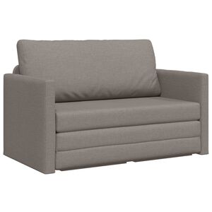 vidaXL Dīvāngulta Pelēkbrūna 124 x 71 x 78 cm audums