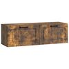 vidaXL Sienā piestiprināms TV skapis Kūpināts ozols 98 x 31 x 30 cm