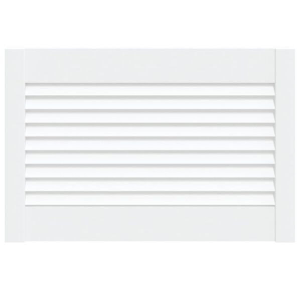 vidaXL skapja durvis, žalūziju dizains, 39,5x59,4 cm, priedes koks
