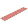 vidaXL Sienas galvgals 12 pcs Rozā 90 x 15 cm Samts