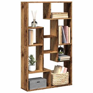 vidaXL grāmatu plaukts, veca koka, 72x20x120,5 cm, inženierijas koks