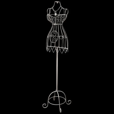 Dekoratīvs Sieviešu Torss (Kleita) ar Drēbju Pakarmo, Metāla Stieples