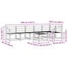vidaXL Āra dīvānu komplekts 7 pcs Dabiska Cietā akācijas koks