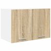 vidaXL Piekarams skapītis 2 pcs Sonoma ozols un balts 60 x 31 x 40 cm