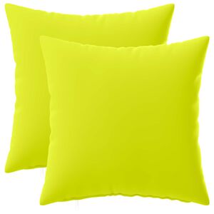 vidaXL Spilvenu pārvalks 2 pcs HEERLEN Spilgti zaļa 30 x 30 cm