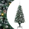vidaXL Mākslīgā Ziemassvētku eglīte su 150 LED ar statīvu Zaļa 150 cm