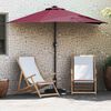 vidaXL Dārza parasols Bordo sarkans 294 x 150 x 224 cm