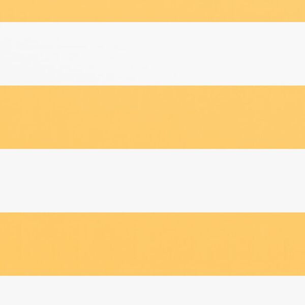 vidaXL balkona aizslietnis, 120x400 cm, balts un dzeltens audums