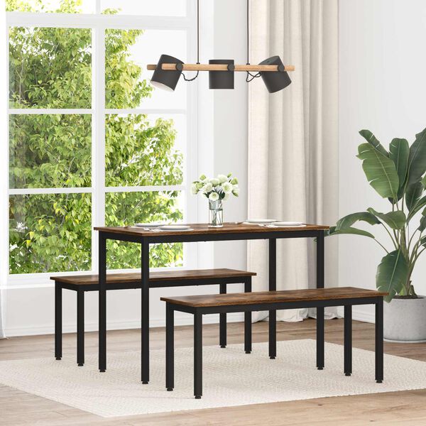 vidaXL Ēdamgaldi METĀLS