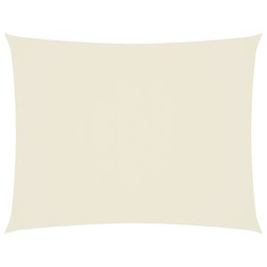 vidaXL saulessargs, taisnstūra, 2x3,5 m, krēmkrāsas oksforda audums