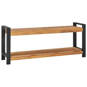 vidaXL sols, 120 cm, masīvs tīkkoks