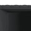 vidaXL dārza puķu kastes, 2 gab., melnas, 40x40x80 cm, PE rotangpalma
