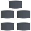vidaXL Stādītāja gredzens 5 pcs Antracīts 40 x 40 x 20 cm