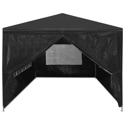 vidaXL svinību telts, antracītpelēka, 3x6 m
