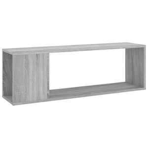 vidaXL TV plaukts, pelēka ozolkoka, 100x24x32 cm, inženierijas koks