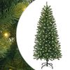 vidaXL Mākslīgā Ziemassvētku eglīte Zaļa 120 cm PE un PVC