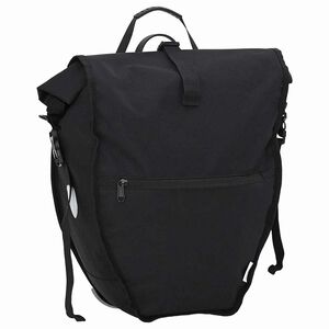 vidaXL Velosipēda soma Melna 32,5 x 17 x 57 cm Poliesters