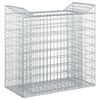 vidaXL Gabions pacelta gulta 50 x 100 x 100 cm Cinkota tērauda Sudraba