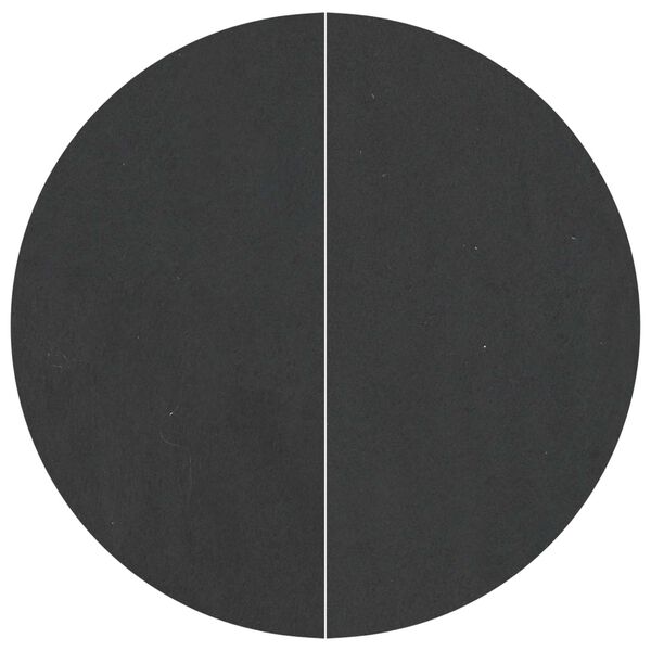 vidaXL Baseina grīdas pārklājs Melna &Oslash; 244 cm Nesintētā auduma