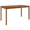 vidaXL Dārza bāra galds Dabiska 196 x 100 x 105 cm Cietā akācijas koks