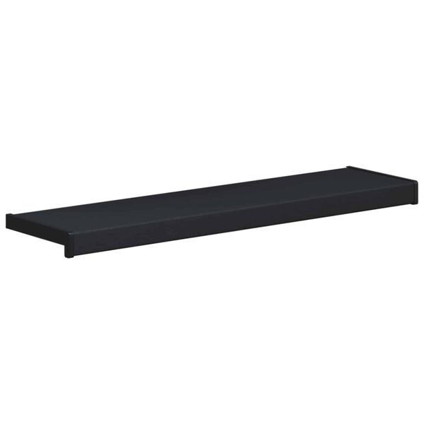 vidaXL Logu palodze Antracīts ar koka tekstūru 100 x 20 x 4,5 cm PVC