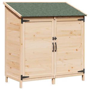 vidaXL Dārza &scaron;ķūņi Dabiska 106,5 x 56 x 113,5 cm Masīvs egle koks