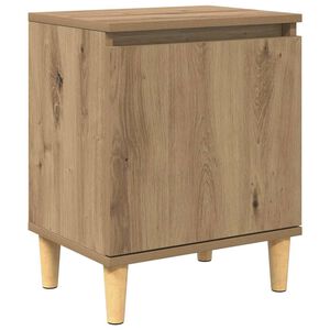 vidaXL Nakts skapītis Artisānā ozols 40 x 30 x 50 cm Inženierijas koks