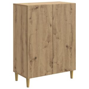 vidaXL Puse Artisan Ozols 66 x 34,5 x 90 cm Inženierijas koks
