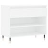 vidaXL apavu plaukts, balts, 70x36x60 cm, inženierijas koks
