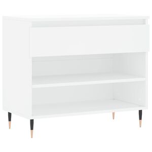 vidaXL apavu plaukts, balts, 70x36x60 cm, inženierijas koks
