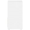 vidaXL vannasistabas skapītis, spīdīgi balts, 60x33x61 cm