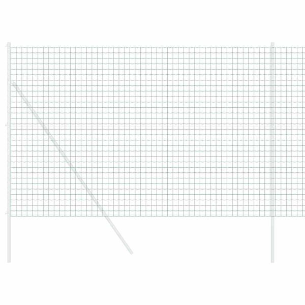 vidaXL Eiropas žogs Zaļa 1,5 x 10 m PVC pārklāts dzelzs