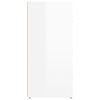 vidaXL kumode, spīdīgi balta, 40x33x70 cm, inženierijas koks