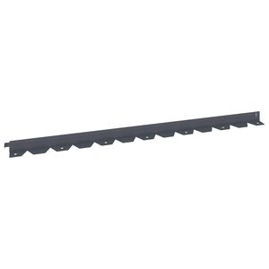 vidaXL Zāliena Apmale 10 gab. 102 x 4 x 4 cm Tērauds Antracīta