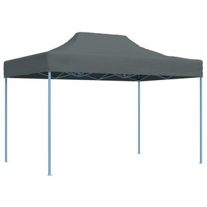 vidaXL Balles telts 280 x 410 x 315 cm Antracīta Oksforda audums