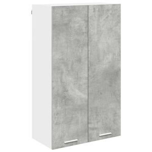 vidaXL Piekarams skapītis ar durvīm Betona pelēks 60 x 31 x 100 cm