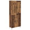 vidaXL Augstais skapītis Vecs koks 69,5 x 34 x 180 cm