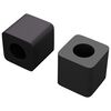 vidaXL Atvilktņu turētājs 2 gab. Melna 15 x 15 x 15mm PP kopolimērs