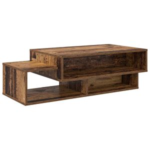 vidaXL Kafijas galdiņ&scaron; Vecs koks 105 x 50 x 32,5 cm Inženierijas koks